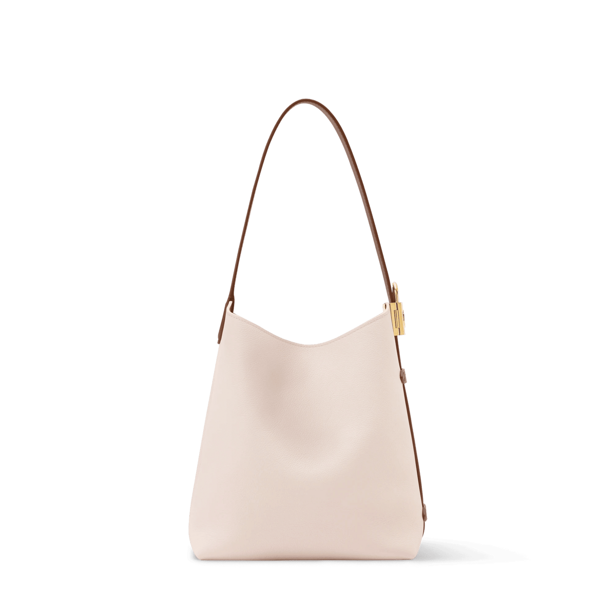 Low Key Hobo PM Quartz Calf Leather Hobo Bag