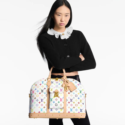 Alma Travel Bag Monogram Multicolore Blanc M27901 Collection