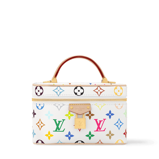 LV x TM Vanity Chain Pouch Multicolore Blanc M13662