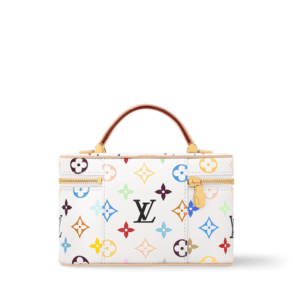 LV x TM Vanity Chain Pouch Multicolore Blanc M13662