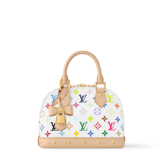 Alma BB Colorful Monogram Coated Canvas Top Handle Bag M13078