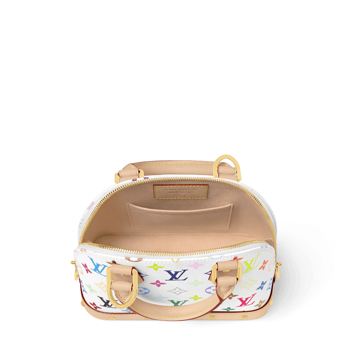 Alma BB Colorful Monogram Coated Canvas Top Handle Bag M13078