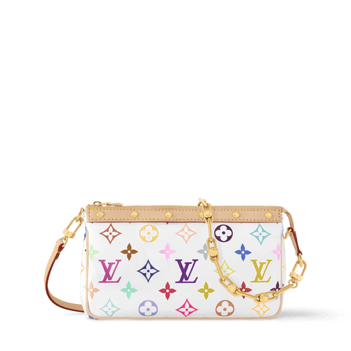 LV x TM Pochette Accessoires Multicolore Blanc M13404