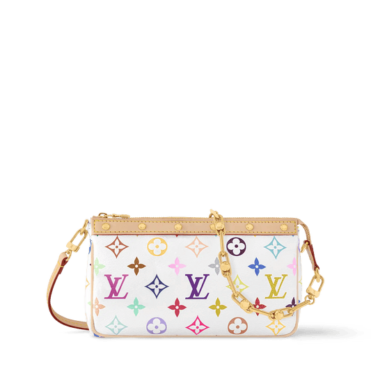 LV x TM Pochette Accessoires Multicolore Blanc M13404