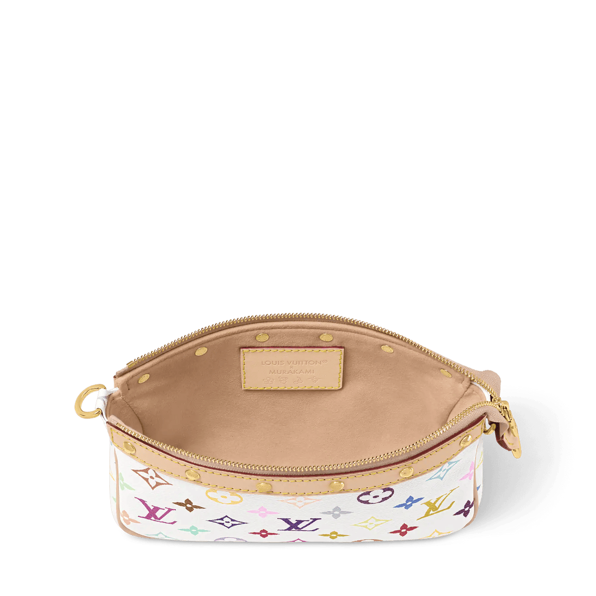 LV x TM Pochette Accessoires Multicolore Blanc M13404