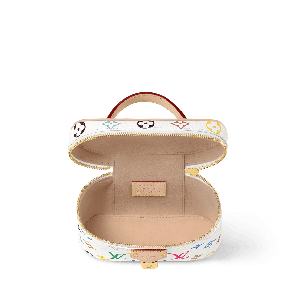 LV x TM Vanity Chain Pouch Multicolore Blanc M13662