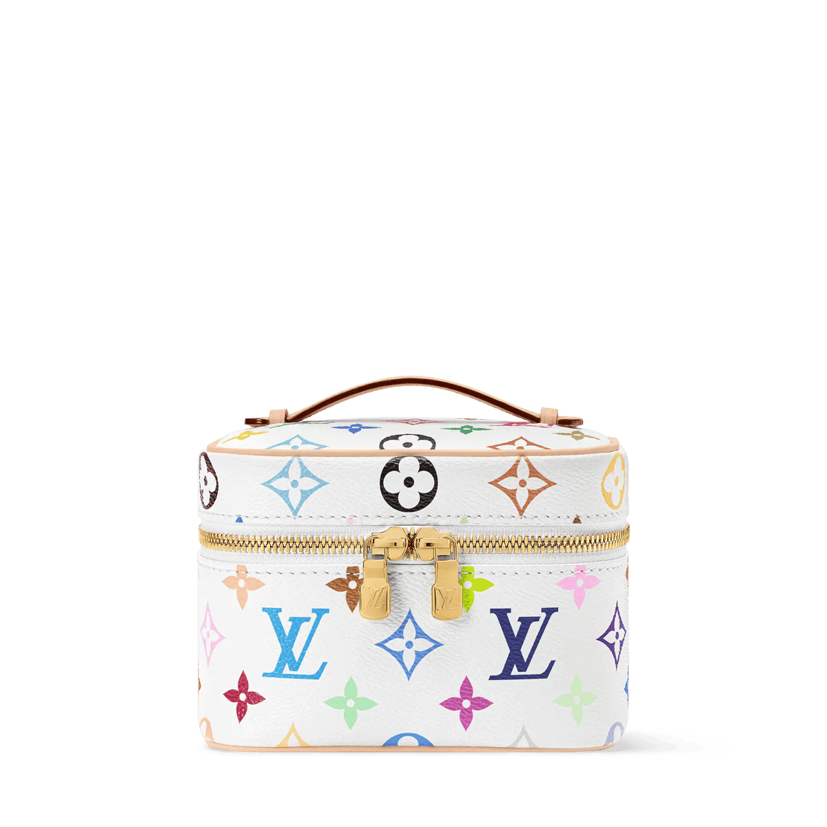 Nice Nano Vanity Case Monogram Multicolore Blanc M27941 Collection