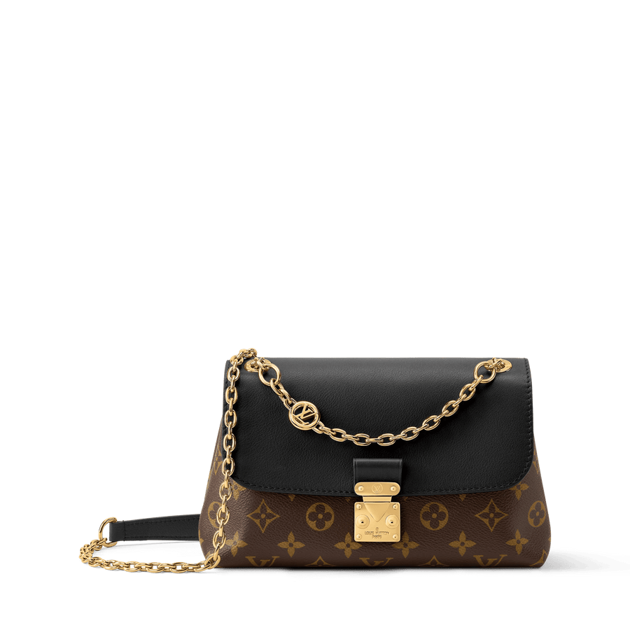Madeleine BB Monogram Black Leather Crossbody Bag