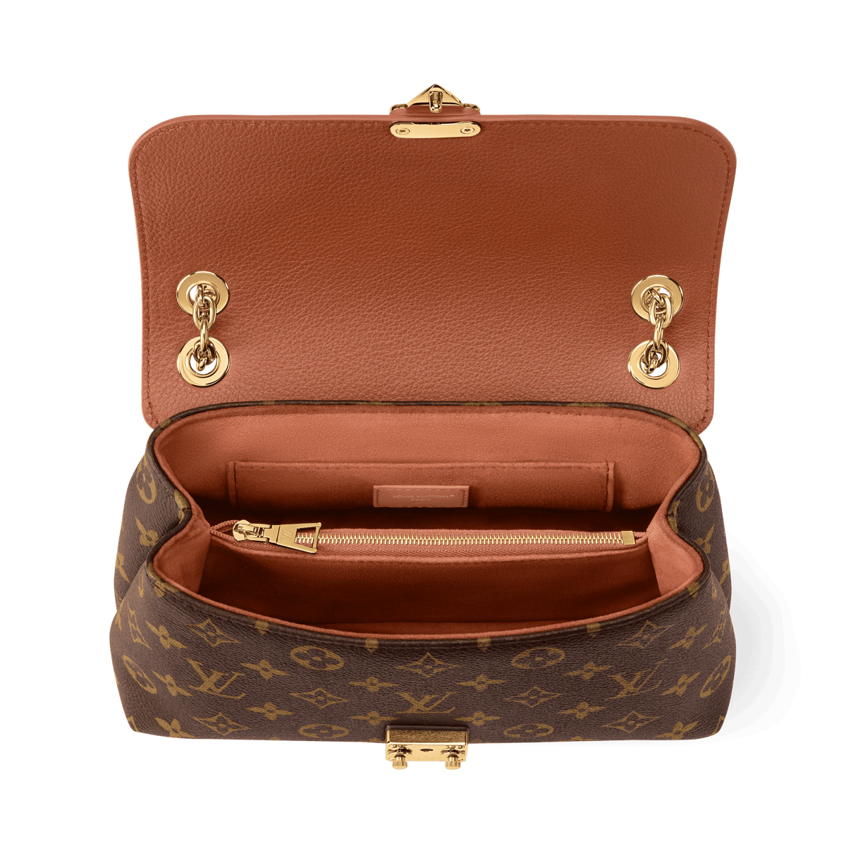 Madeleine PM Monogram Cognac Canvas Shoulder Bag