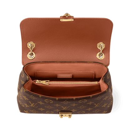 Madeleine PM Monogram Cognac Canvas Shoulder Bag