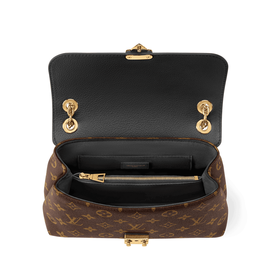 Madeleine BB Monogram Black Leather Crossbody Bag