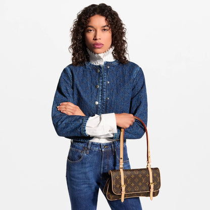 Marelle Monogram Canvas Shoulder Bag