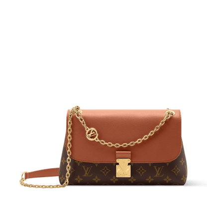 Madeleine PM Monogram Cognac Canvas Shoulder Bag
