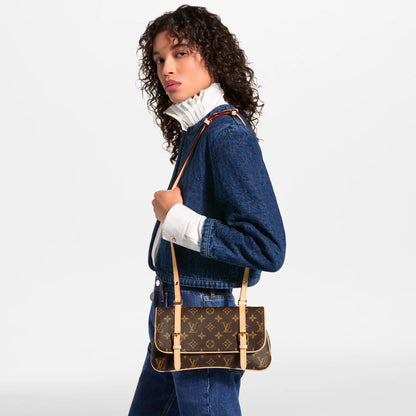 Marelle Monogram Canvas Shoulder Bag