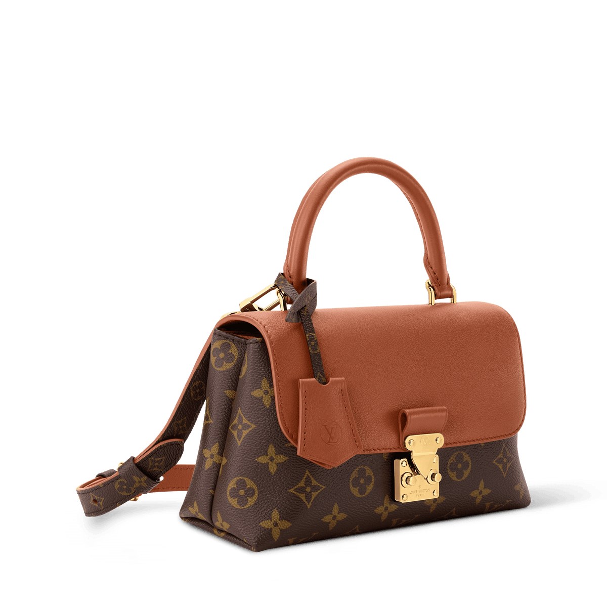 Madeleine BB Monogram Cognac Brown Canvas Handbag