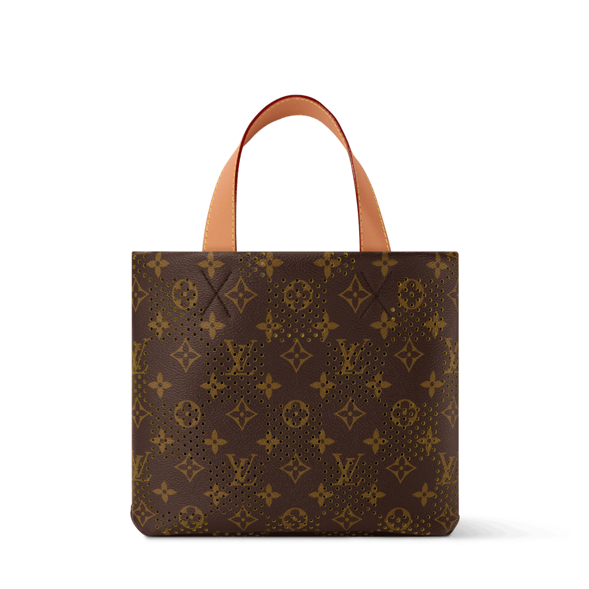 Mini Shopper Tote Monogram Grid Jaune Mat Shoes