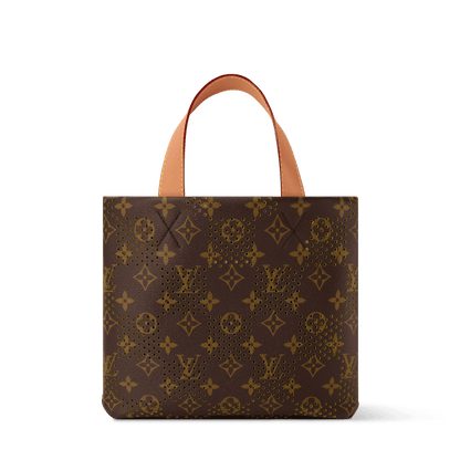 Mini Shopper Tote Monogram Grid Jaune Mat Shoes