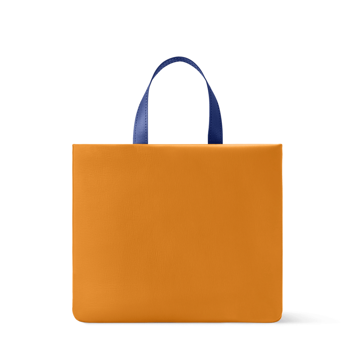 Mini Shopper Tote Monogram Calf Leather Safran Yellow