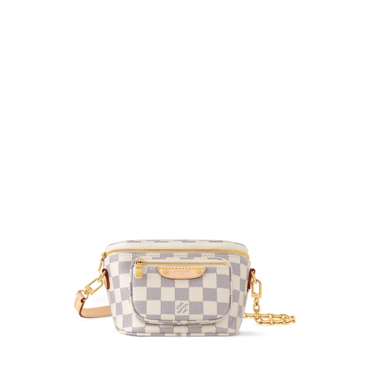 Mini Bumbag Damier Azur Canvas Waist Bag N00130