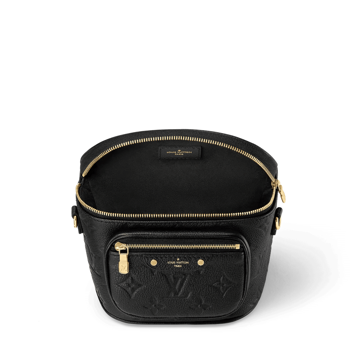 Mini Bumbag Black Monogram Empreinte Leather Belt Bag M46917