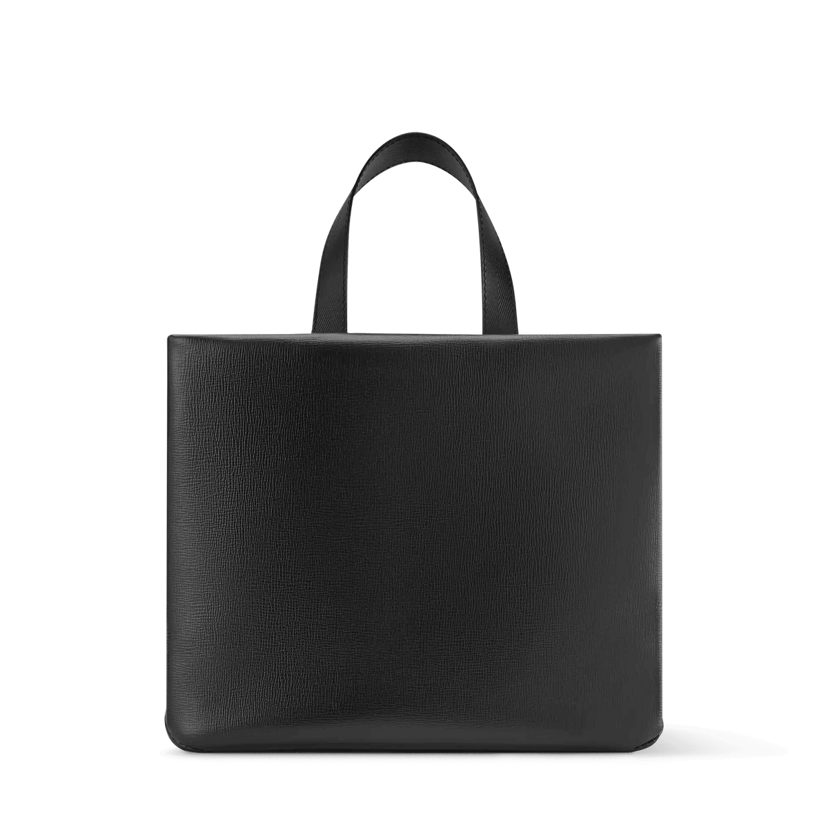 Mini Shopper Tote Monogram Calf Leather Black Collection