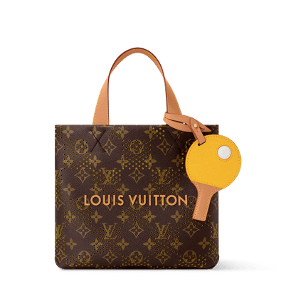 Mini Shopper Tote Monogram Grid Jaune Mat Shoes