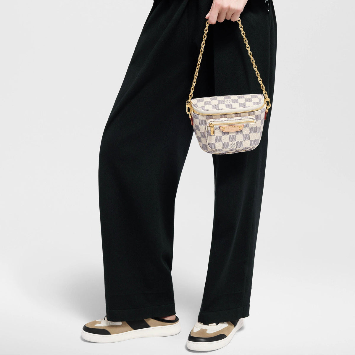 Mini Bumbag Damier Azur Canvas Waist Bag N00130