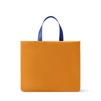 Mini Shopper Tote Monogram Calf Leather Safran Yellow