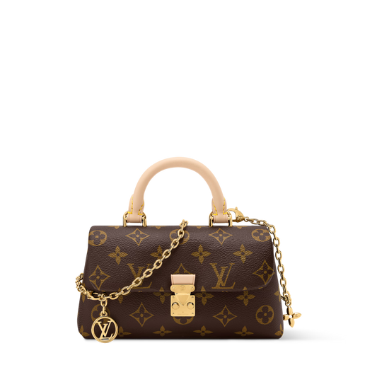 Nano Madeleine Monogram Coated Canvas Gold-Toned Hardware