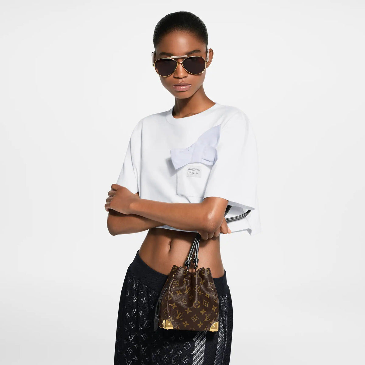 Nano Noé Trunk Monogram Canvas Crossbody Bag