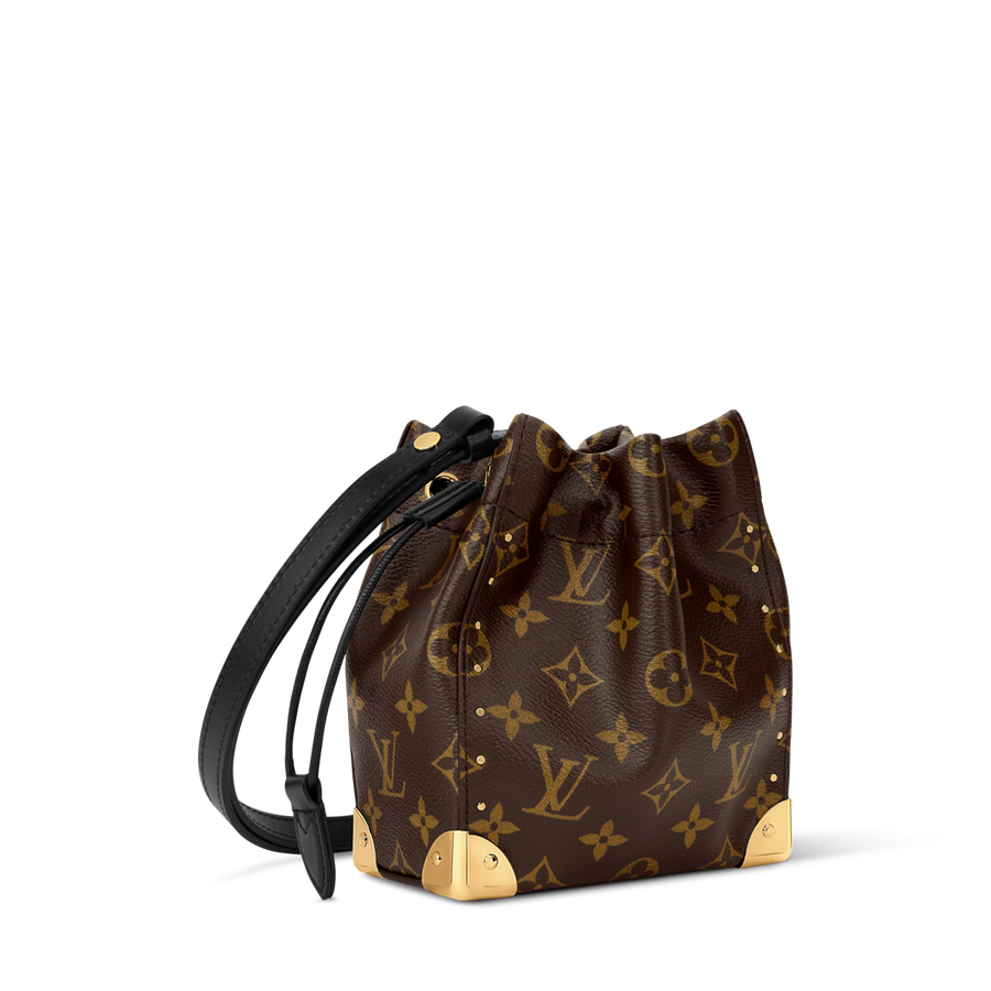 Nano Noé Trunk Coated Canvas Gold-Toned Hardware Handbag