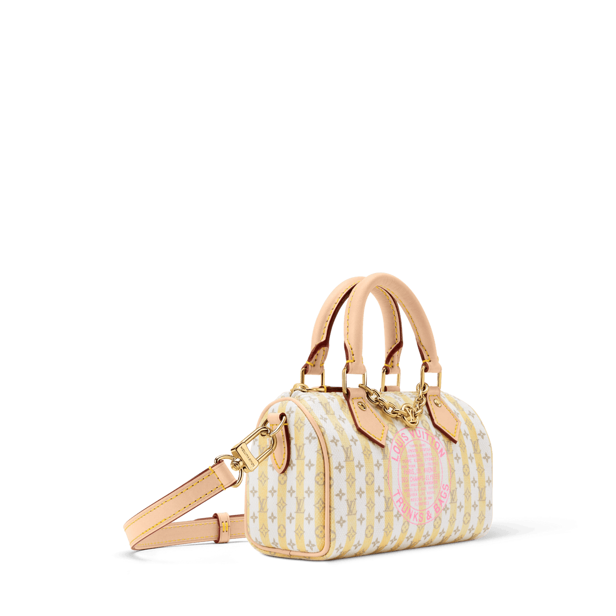 Nano Speedy LV Stamp Banane Monogram Canvas Bag M29030