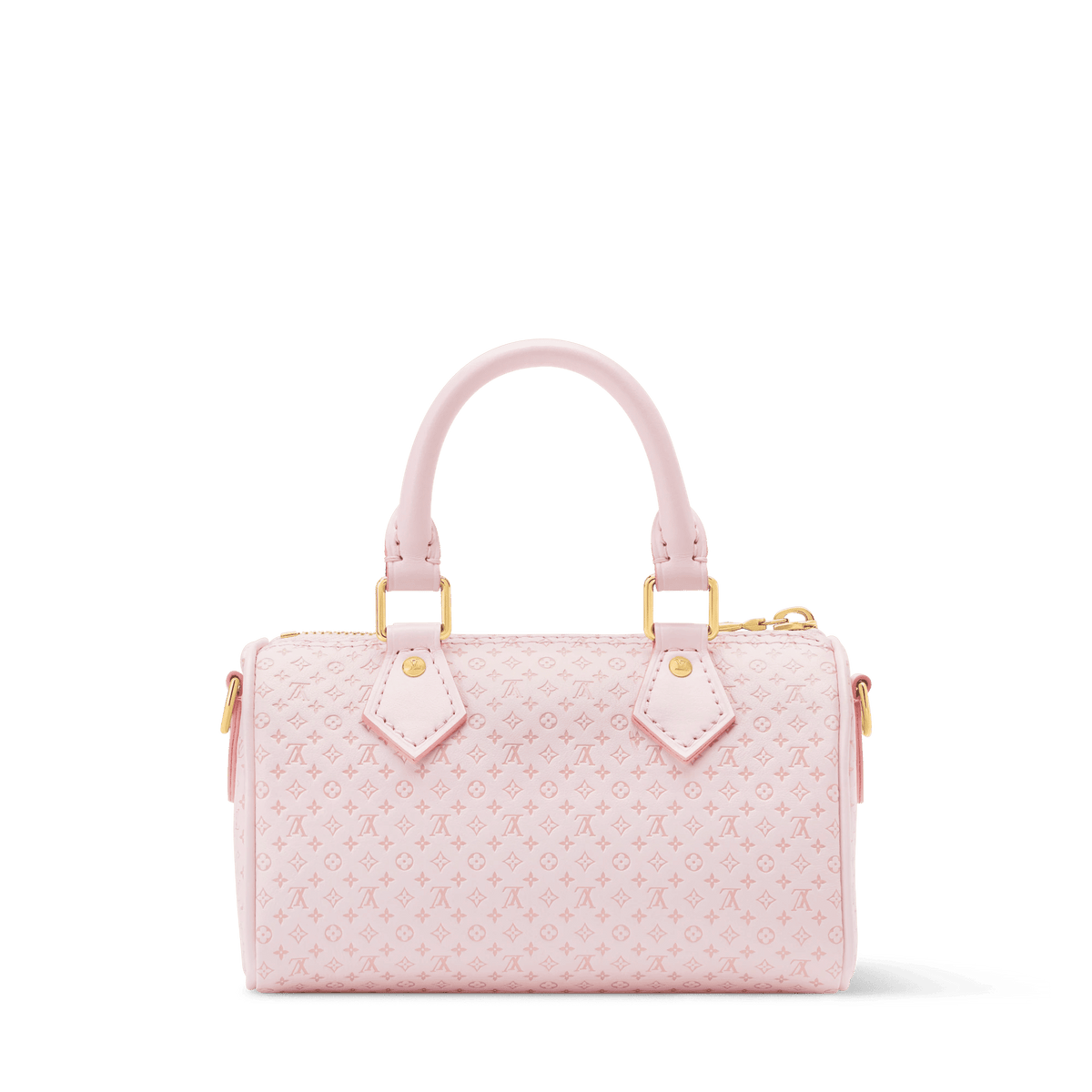 Nano Speedy Minigram Light Bliss Calfskin Nano Bag