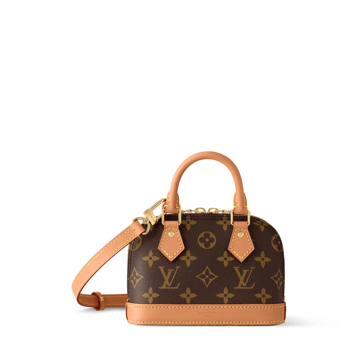 Nano Alma Monogram Canvas Crossbody Bag