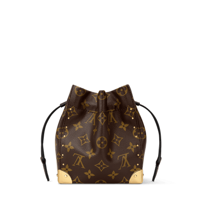 Nano Noé Trunk Monogram Coated Canvas Gold-Toned Hardware