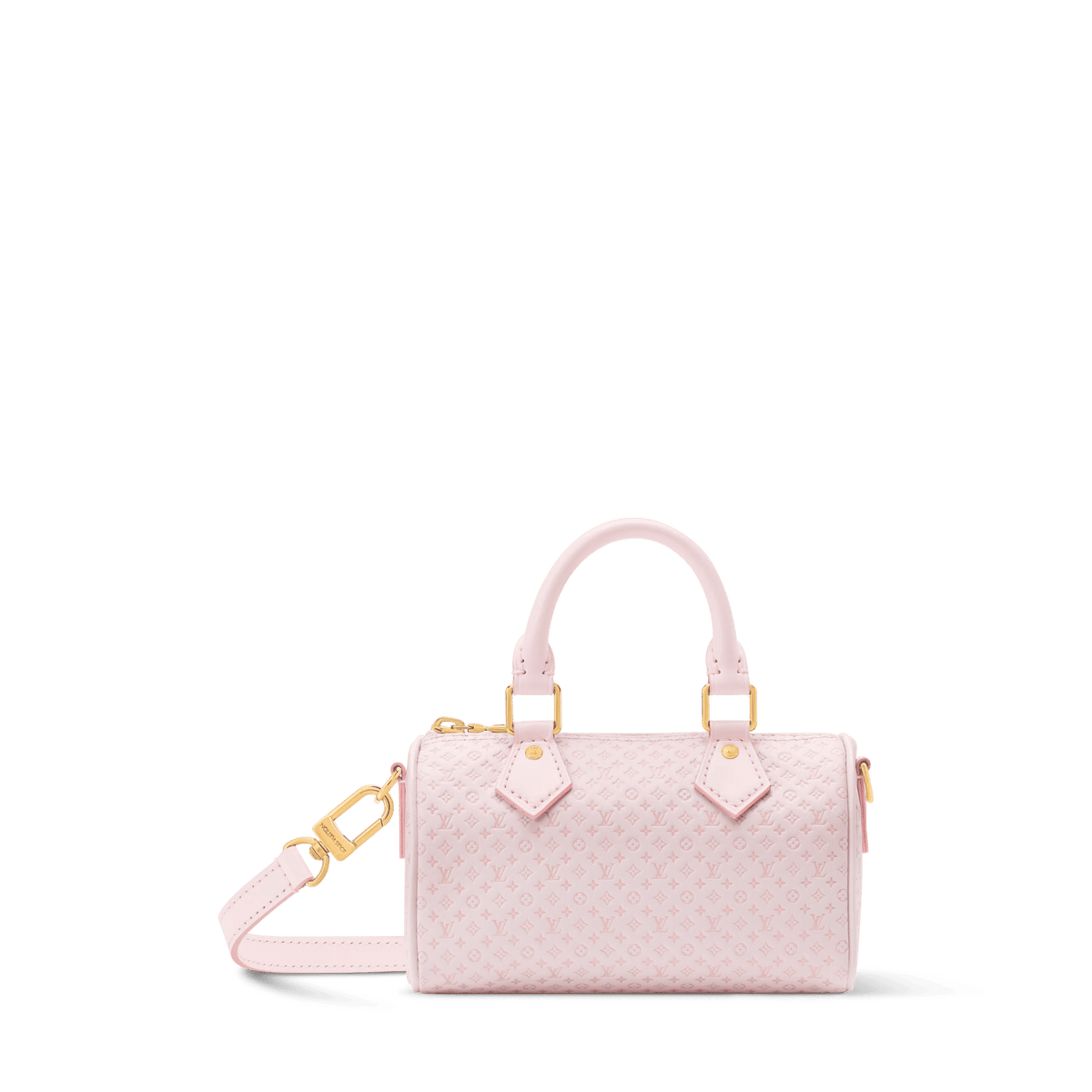 Nano Speedy Minigram Light Bliss Calfskin Nano Bag