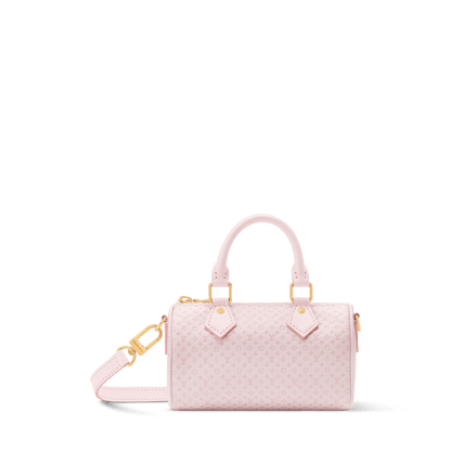 Nano Speedy Minigram Light Bliss Calfskin Nano Bag