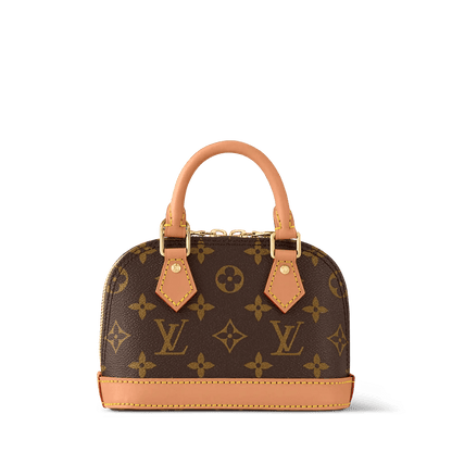 Nano Alma Monogram Canvas Crossbody Bag