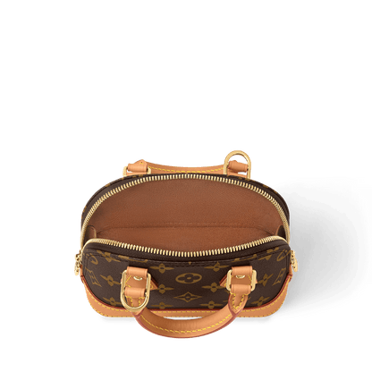 Nano Alma Monogram Canvas Crossbody Bag