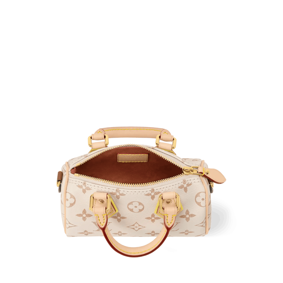 Nano Speedy Monogram Dune Canvas Chain Wallet