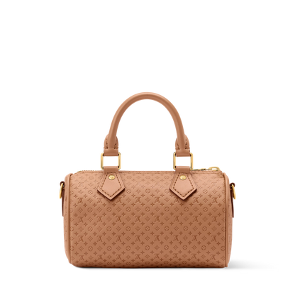 Nano Speedy Calfskin Leather Hazelnut Gold-Toned Hardware