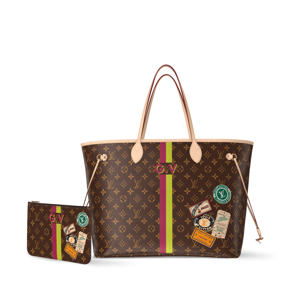 Neverfull GM Mon Monogram Coated Canvas Tote Bag P01923