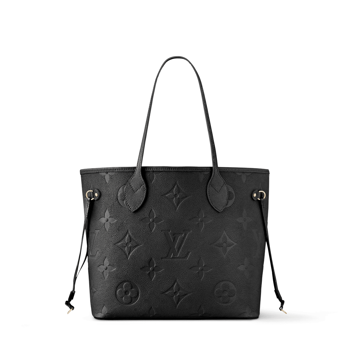 Neverfull MM Black Monogram Empreinte Leather Tote Bag M45685