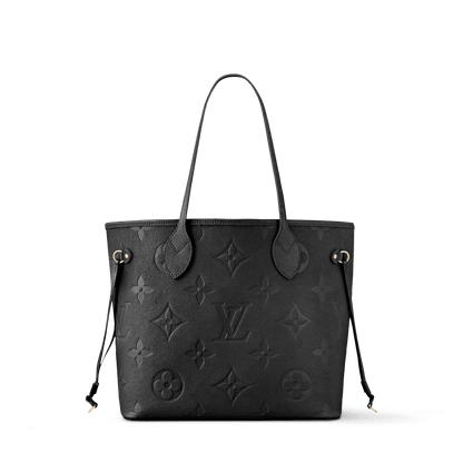 Neverfull MM Black Monogram Empreinte Leather Tote Bag M45685