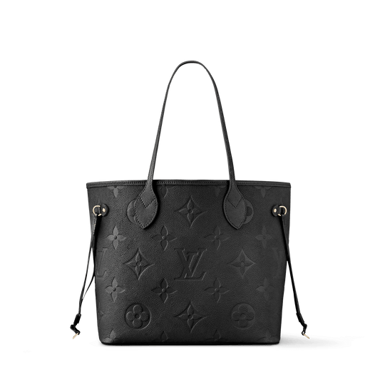 Neverfull MM Black Monogram Empreinte Leather Tote Bag M45685