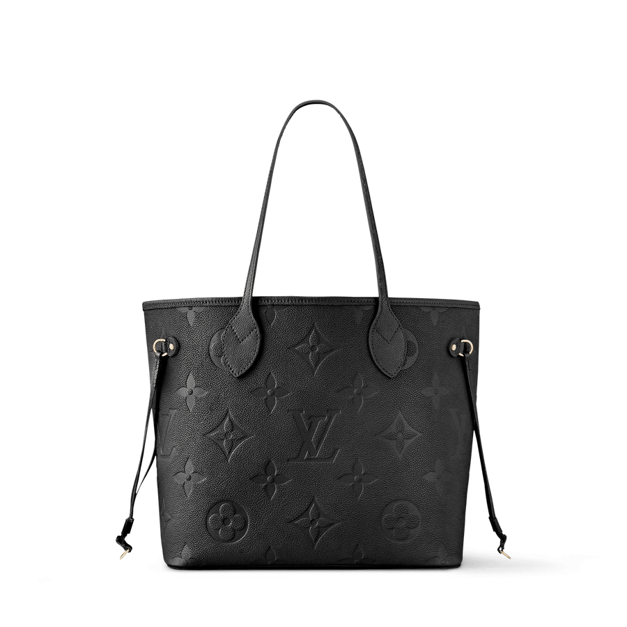Neverfull MM Black Monogram Empreinte Leather Tote Bag M45685