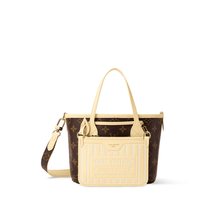 Neverfull Inside Out BB Banane Monogram Coated Canvas Tote Bag M29228