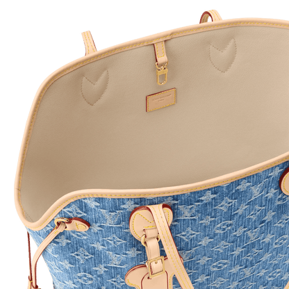 Monogram Denim Neverwoof MM M28052 Collection