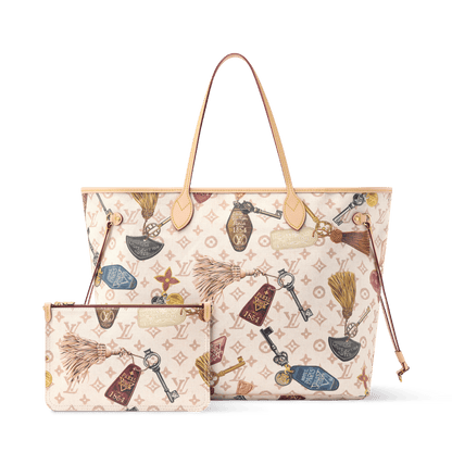 Neverfull GM Getaway Dune Canvas Tote Bag M29449