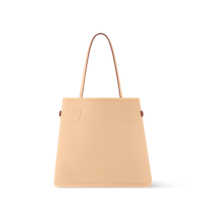 Neverfull Inside Out MM Monogram Dune Canvas Tote Bag